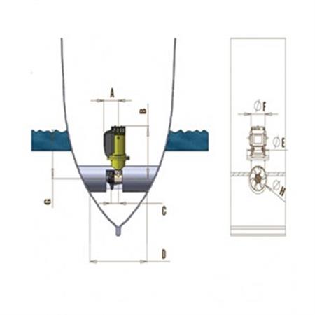 Thrustems Baş pervanesi Ems-S60 Kgf 12V