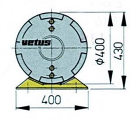 Vetus Boiler Paslanmaz Çelik 20 L