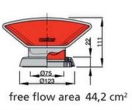 Vetus DON316 Paslanmaz Çelik Manika Kırmızı