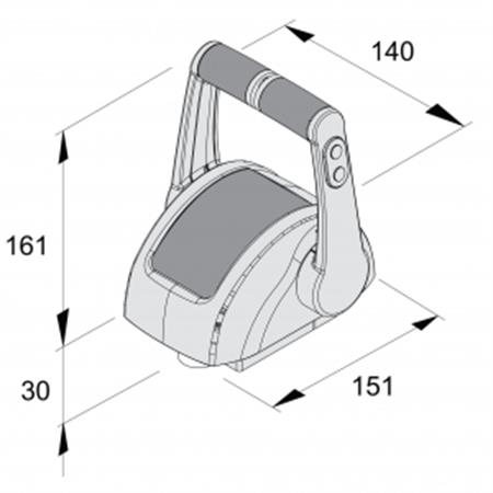 Vetus EC04 Elektronik Kumanda Kolu