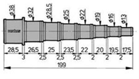 Vetus hortum adaptörü