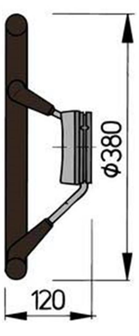 Vetus KS38Z Dümen 38cm