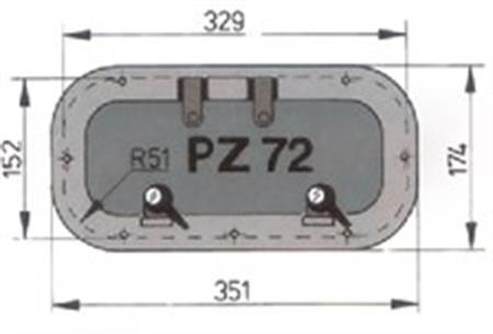 Vetus Lomboz PZ 72 174x351 mm