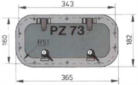 Vetus Lomboz PZ 73 182x365 mm