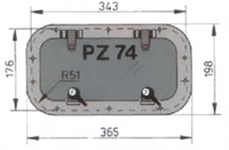 Vetus Lomboz PZ 74 198x365 mm