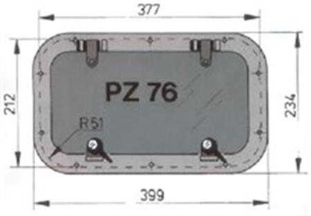 Vetus Lomboz PZ 76 234x399 mm