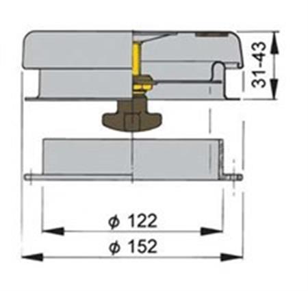 Vetus mantar tip havalandırmalar