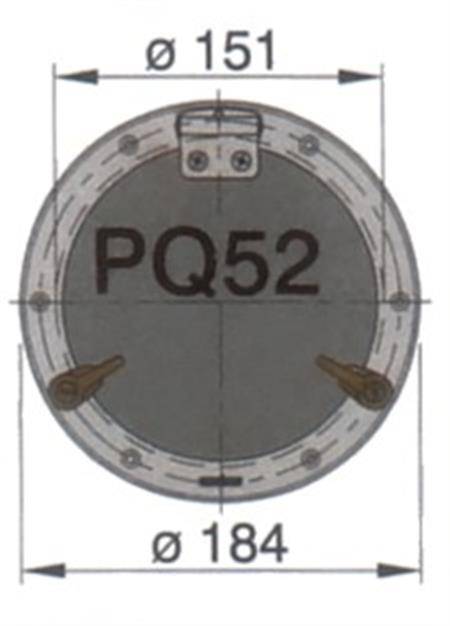 Vetus PQ 52 Lomboz Ø:184 mm