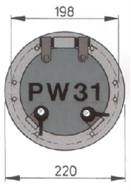 Vetus PW 31 Lomboz 220mm