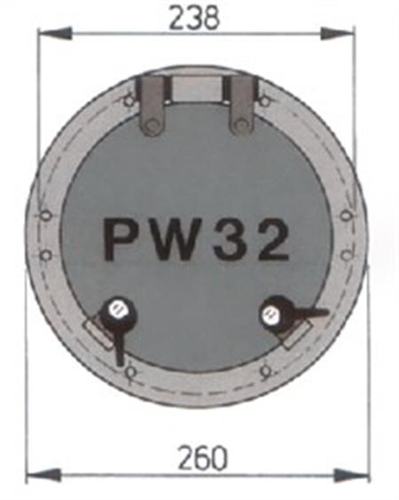 Vetus PW 32 Lomboz Ø:260mm