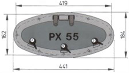 Vetus PX 55 Lomboz 184x441 mm