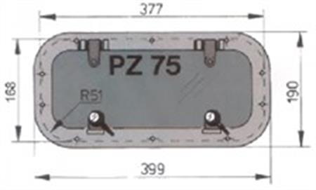 Vetus PZ 75 Lomboz 190x399 mm