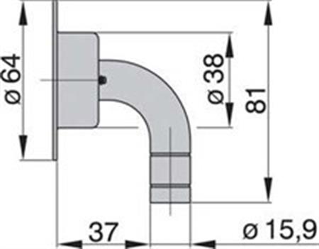 Vetus tank havalandırma 16mm