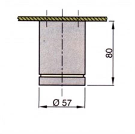 Vetus V-Line Halojen Tavan Lambası Firenze 12/24V