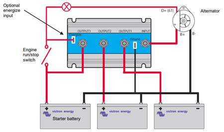 Victron Energy Argofet Akü İzolatörü 100A-3