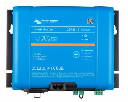 Victron Energy Smart IP43 Akü Şarj Cihazı 24V-25A 1+1 Çıkış 120-240V