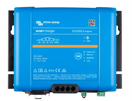 Victron Energy Smart IP43 Akü Şarj Cihazı 12V-50A 3 Çıkış 120-240V