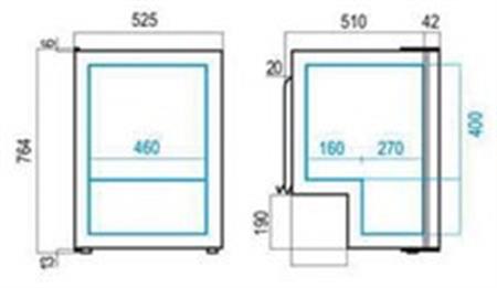 Vitrifrigo Buzdolabı Model C115i Hacim: 118 Litre