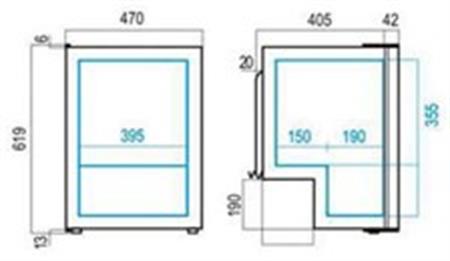 Vitrifrigo Buzdolabı Model C60i Hacim: 60 Litre