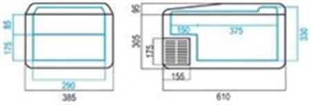 Vitrifrigo C41 Portatif Buzdolabı Hacim: 41 Litre