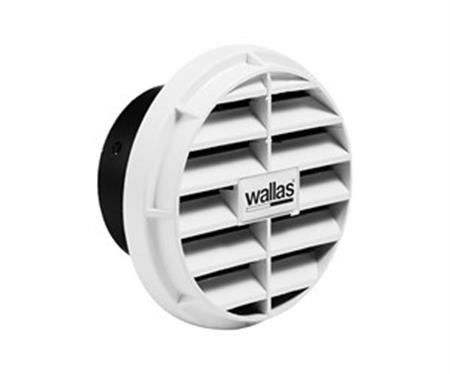 WALLAS 3411 KABİN ÇIKIŞ MENFEZİ Ø75MM, BEYAZ