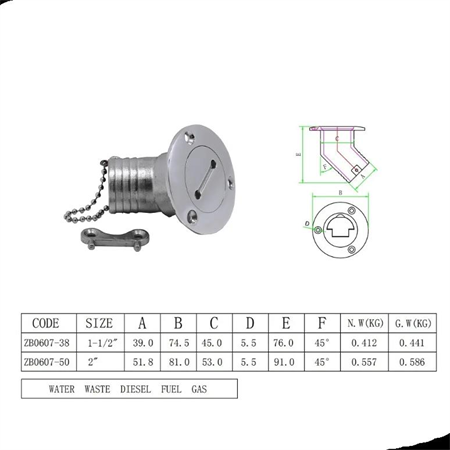 Water Dolum Kapağı Eğimli Krom 38mm