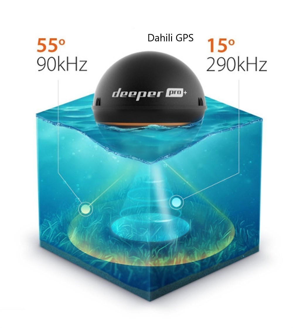 Deeper Smart Sonar Pro Plus Balık Bulucu+Gps Set Hediyeli
