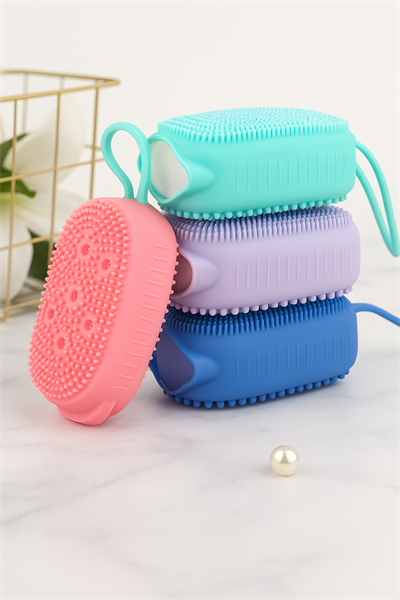 Vonkap Silikon ve Süngerli Banyo Lifi