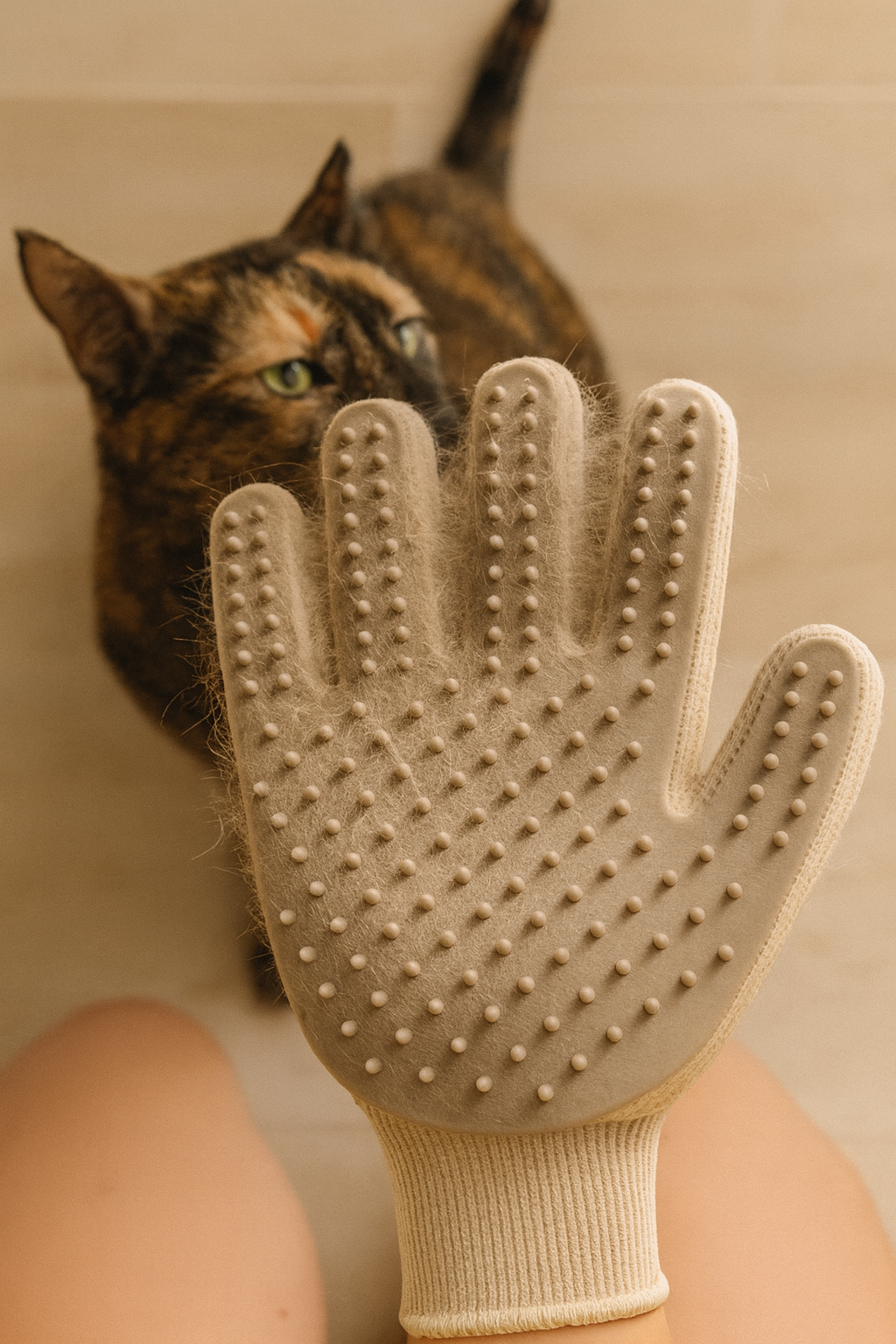 Vonkap Evcil Hayvan Tüy Toplama Eldiveni – Pratik ve Hijyenik Temizlik