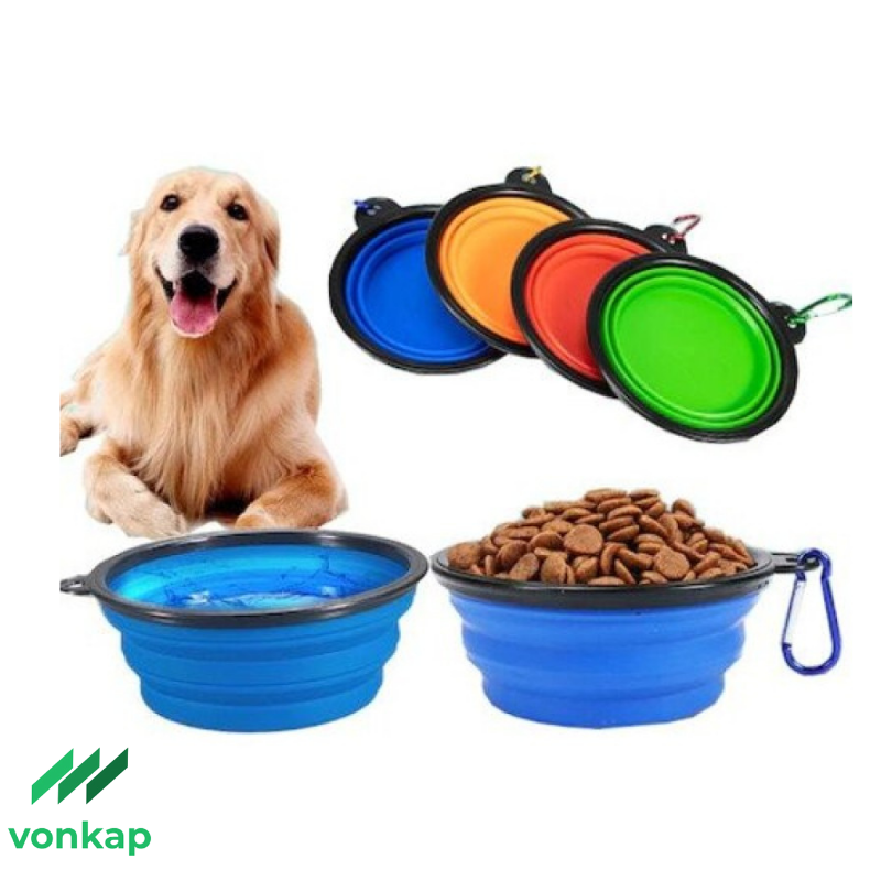 Vonkap Kedi Köpek Katlanabilir Mama Kabı