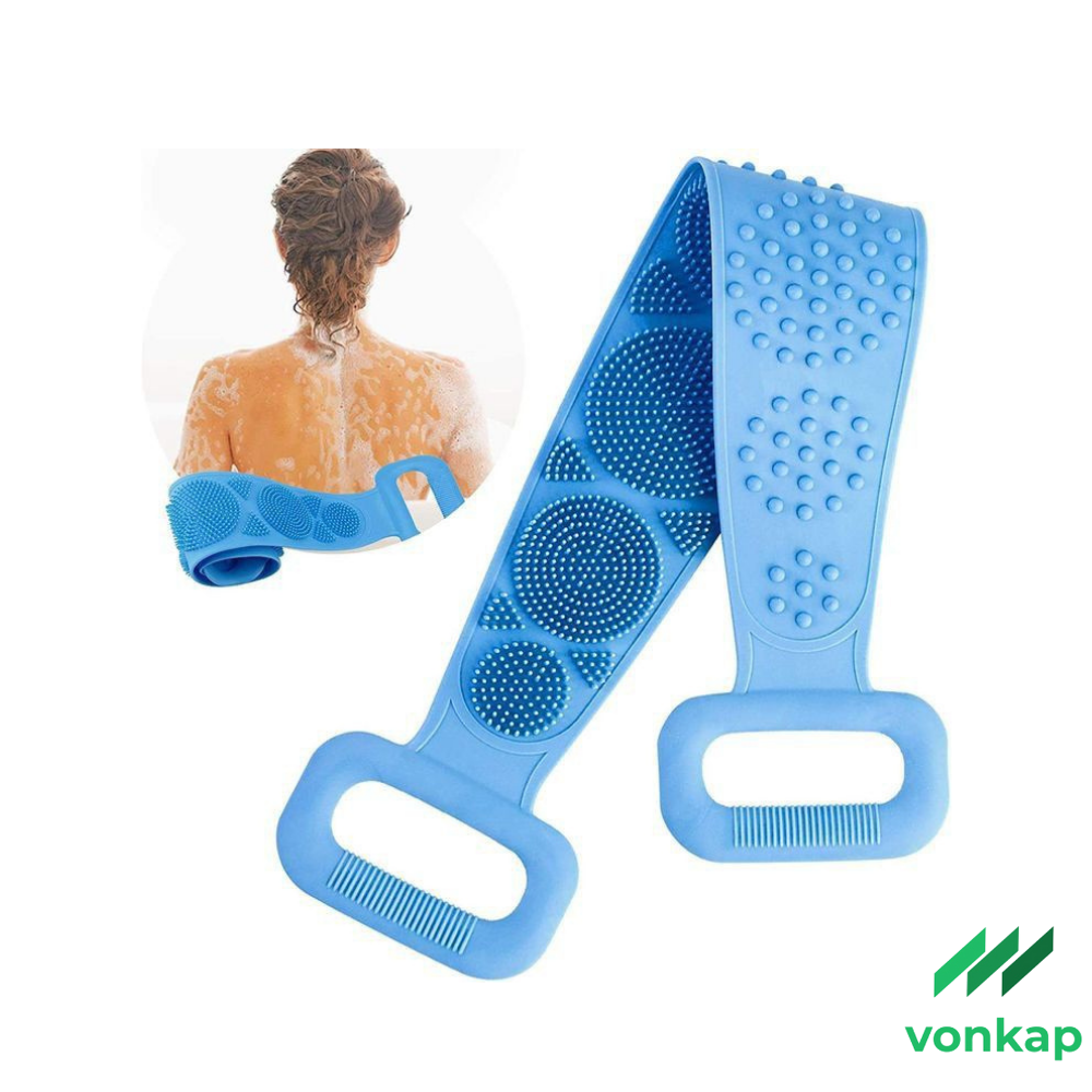 Vonkap Silikon Çift Taraflı Banyo Kesesi