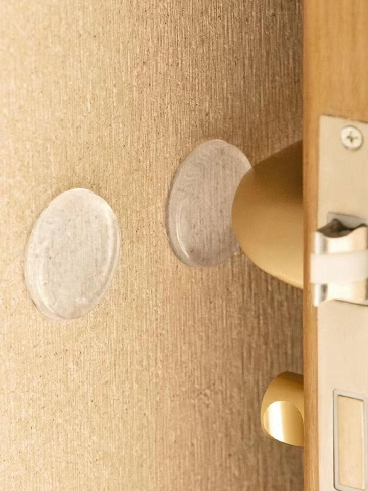 Vonkap Silikon Kapı Kolu ve Duvar Koruyucu Ped (Kendinden Yapışkanlı) 6 Adet