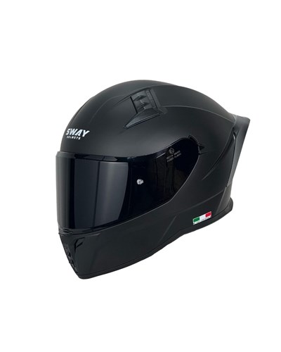 Sway SW 869 Matt Black Kask (Güneş Vizörlü) - MotoDede