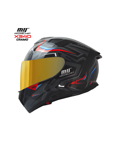 MTS Prohelmet X340 Cramo Tam-Yüz Motosiklet Kaskı - MotoDede