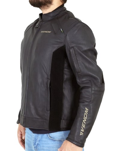 Venom D2 Racing Deri Motosiklet Montu (Siyah) - MotoDede
