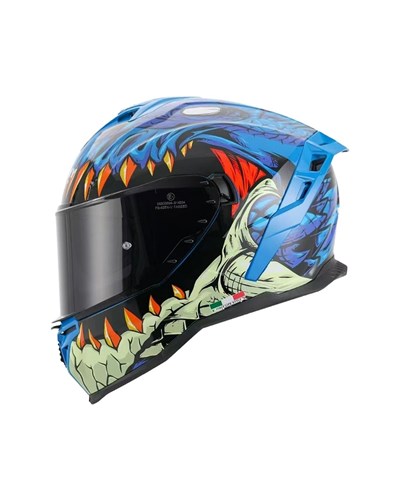 Sway SW 867 Storm Blue Full Face Kask - MotoDede