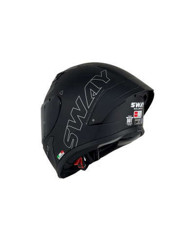 Sway F357 Full-Face Motosiklet Kaskı - Mat Siyah