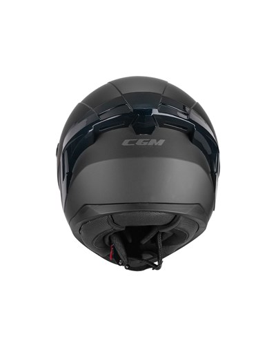 CGM 330A Riot Sport Spoylerli Tam Kapalı Kask - Siyah - MotoDede
