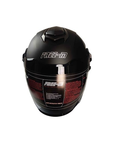 FREE-M FR-665 Yarım Kask Mat Black (Mat Siyah) - MotoDede
