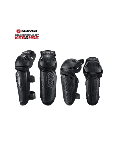 Scoyco K56 Dizlik & H56 Dirseklik Motosiklet Koruma Seti - MotoDede