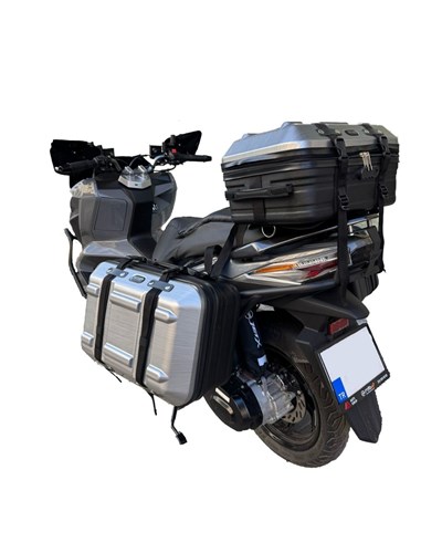 Forte GT 70901 Silver Körüklü Yan Heybe Çanta - MotoDede