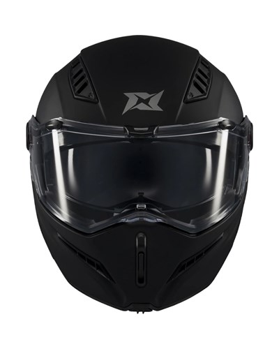 AXXIS Ghostfighter Solid A1 Mat Siyah Motosiklet Kaskı - MotoDede