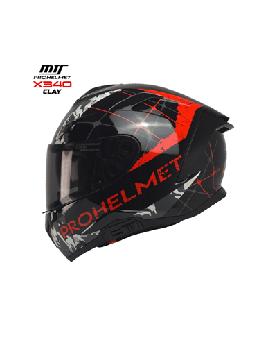 MTS X340 Full Face Kask - Clay - MotoDede
