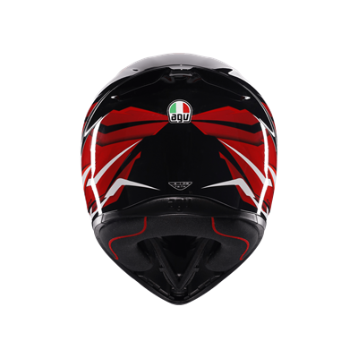 AGV KASK/K1 S LION BLACK/RED/WHITE CONFİGURATİON