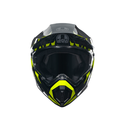 AGV KASK/ AX9 E2206 MPLK STEPPA CARBON/GREY/YELLOW MO124 /