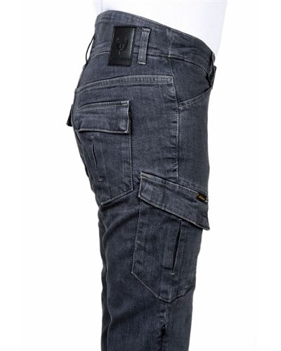 Rider Denim Samyeli Motosiklet Pantolonu (Gri) - MotoDede