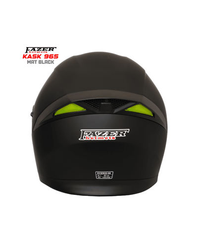 Fazer 965 Mat Siyah Çene Açılır Motosiklet Kaskı