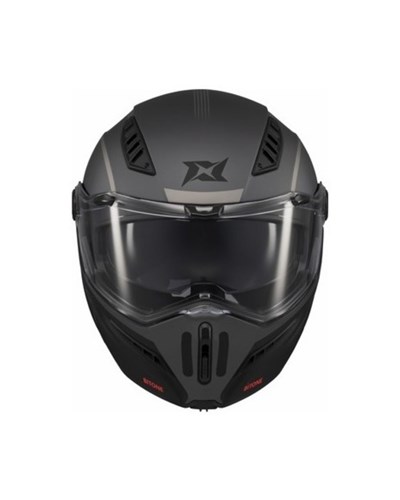 AXXIS Ghostfighter Bitone C12 Mat Koyu Gri Motosiklet Kaskı - MotoDede