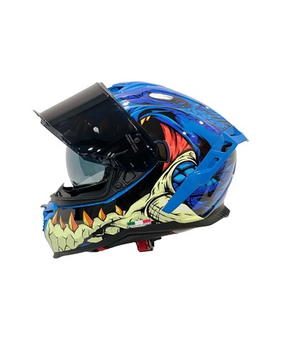 Sway SW 867 Storm Blue Full Face Kask - MotoDede