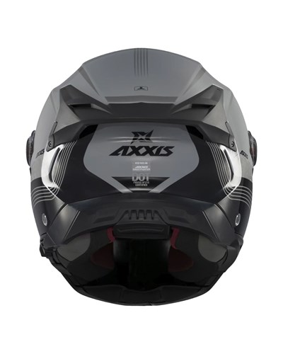 AXXIS Ghostfighter Bitone C2 Parlak Gri Motosiklet Kaskı - MotoDede